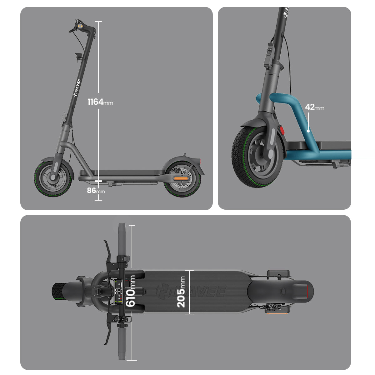 NAVEE N65i Offroad Elektrische Step