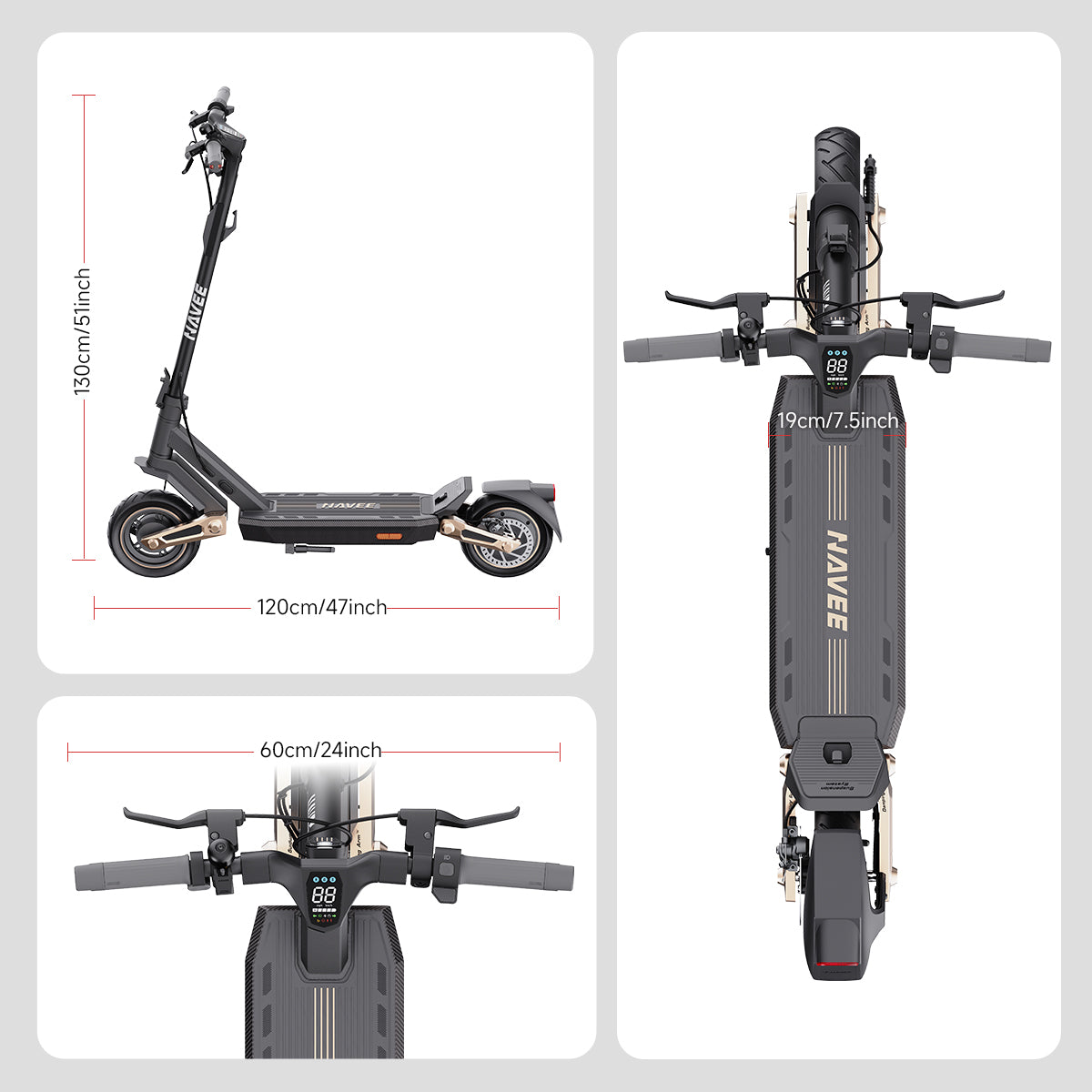 NAVEE Elektrische Scooter ST3 Prestatie