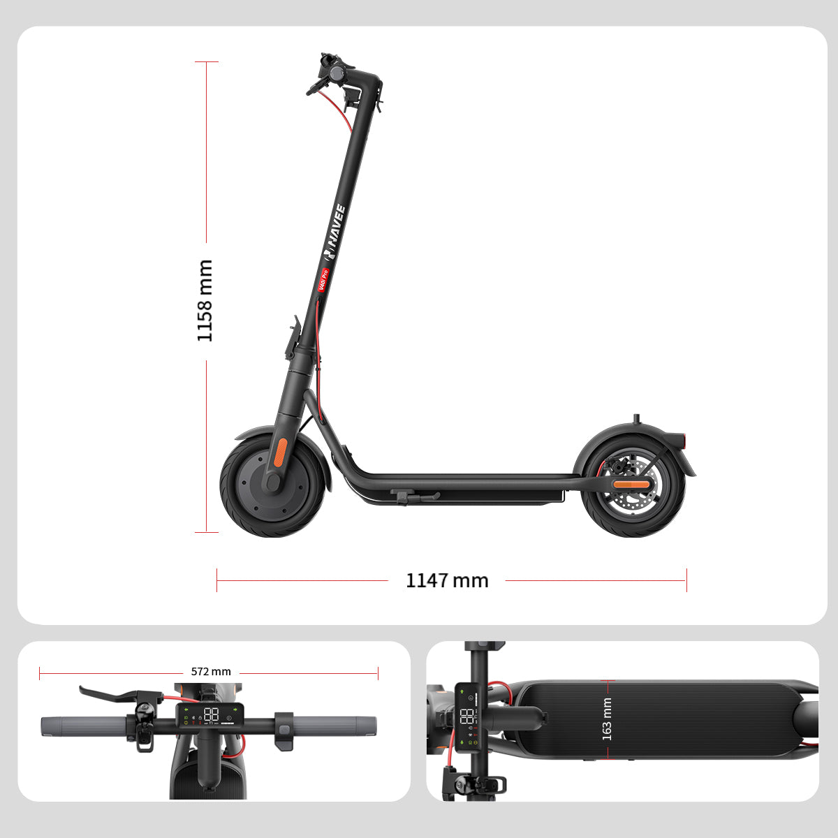 NAVEE V50i Pro City Elektrische Step